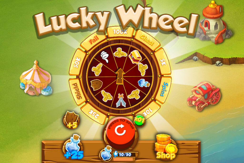 Bonus Spin Putar Lucky Wheel